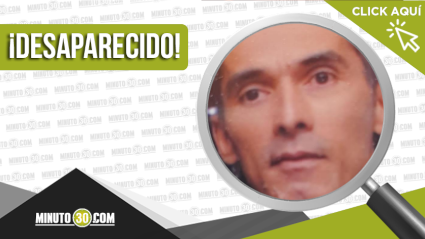 Don Héctor Hernán Zapata de 53 años está desaparecido