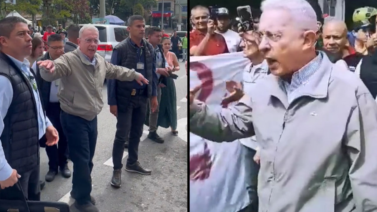 la fuerte respuesta de Álvaro Uribe a jóvenes que protestaban contra él en San Antonio de Prado