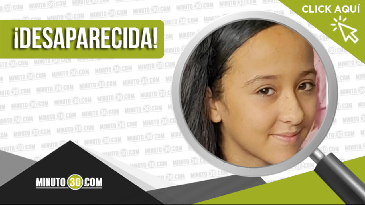 María José Velásquez Flórez, de 13 años, está desparecida