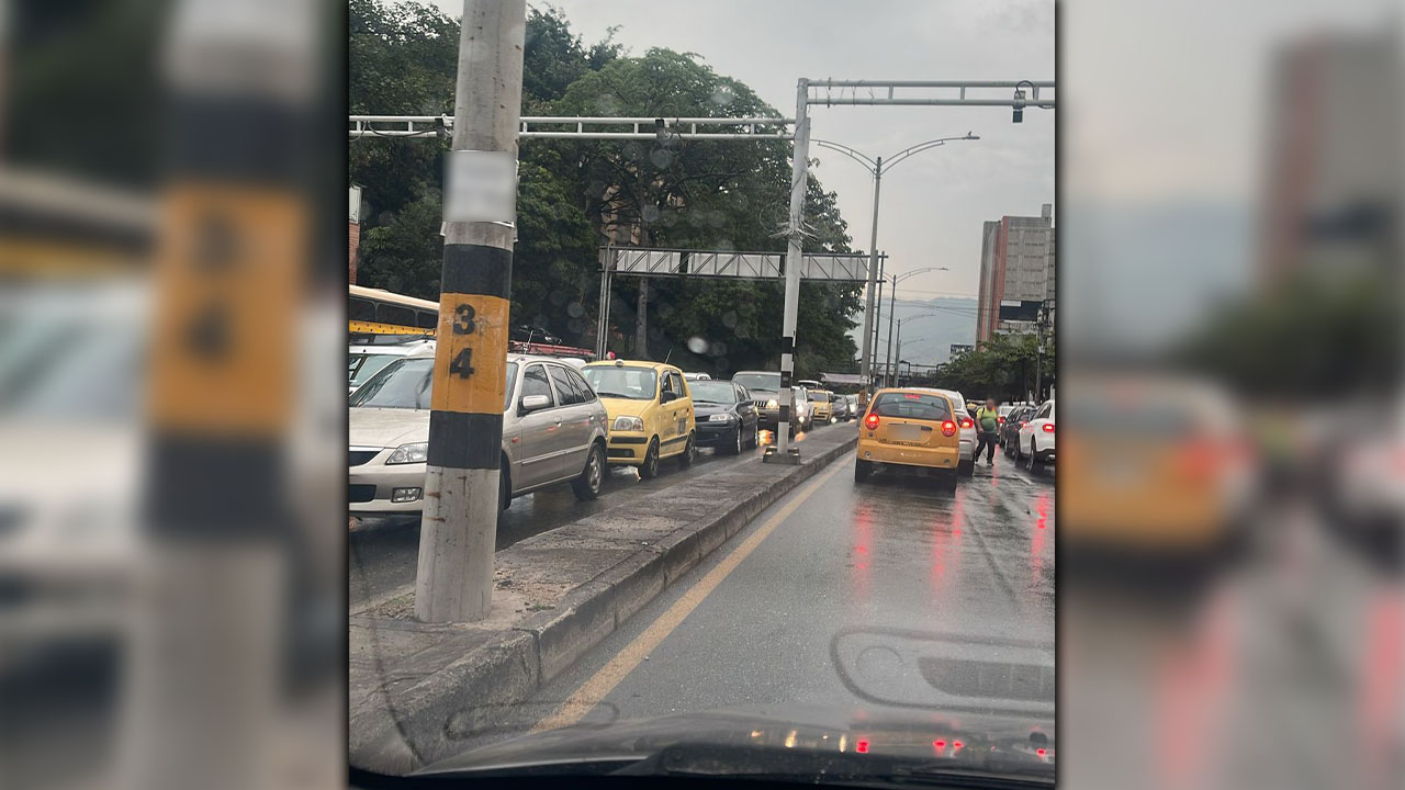 Por balacera en Las Palmas, así están las vías cercanas