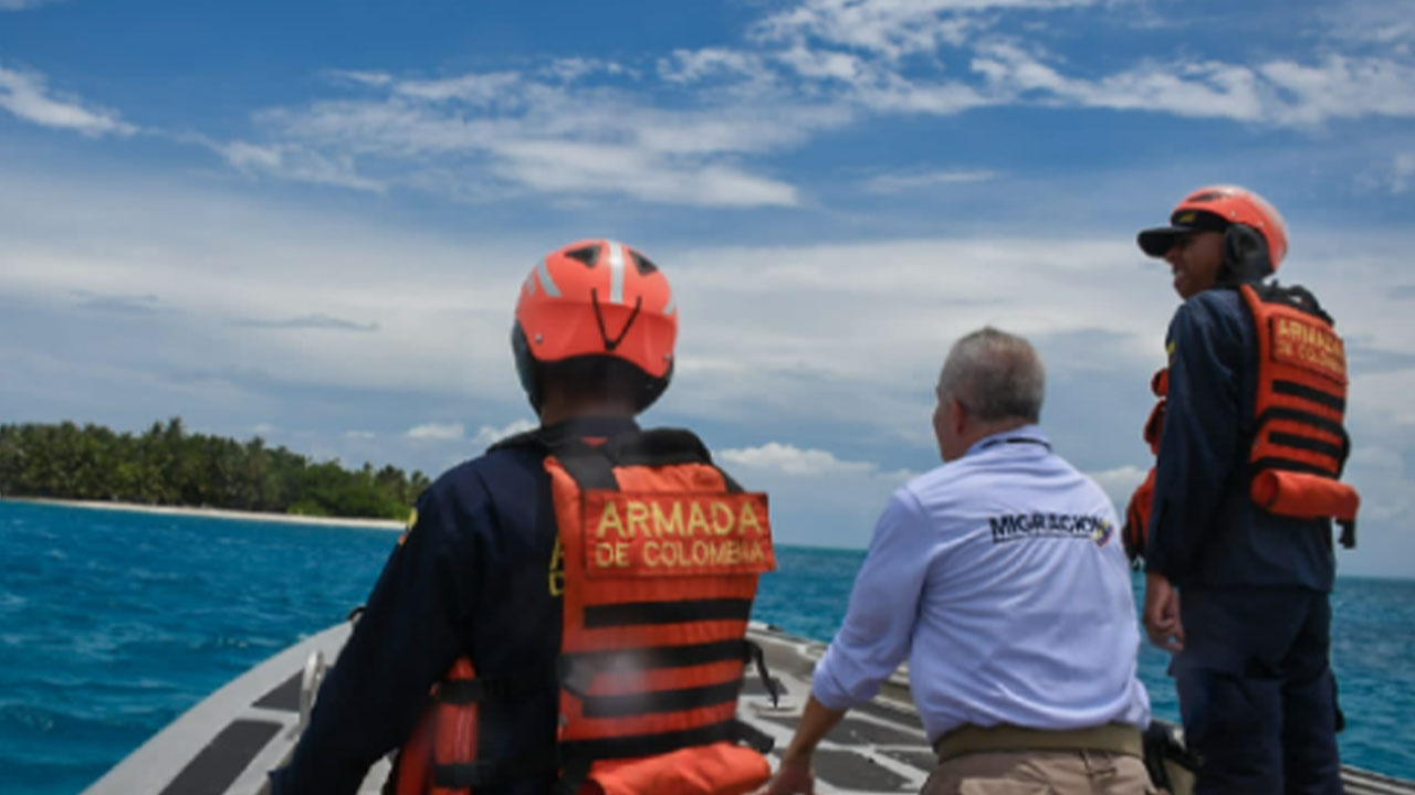 31 migrantes rescatados al sur del archipiélago de San Andrés
