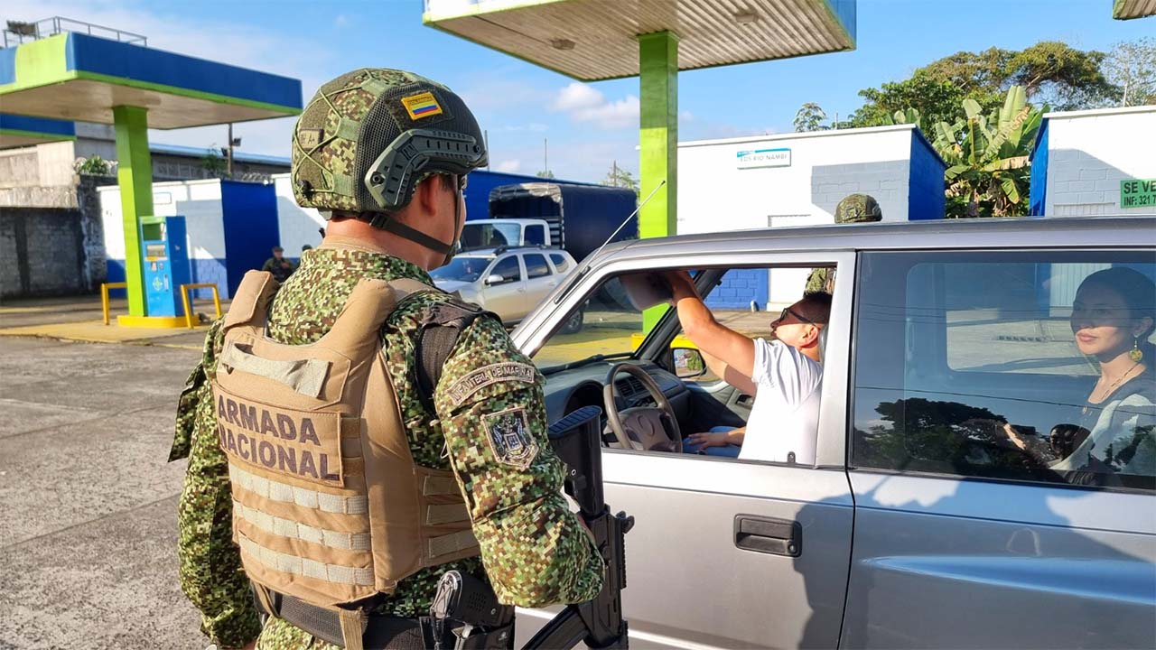 Armada de Colombia dispone más de mil hombres para la seguridad de elecciones en Nariño