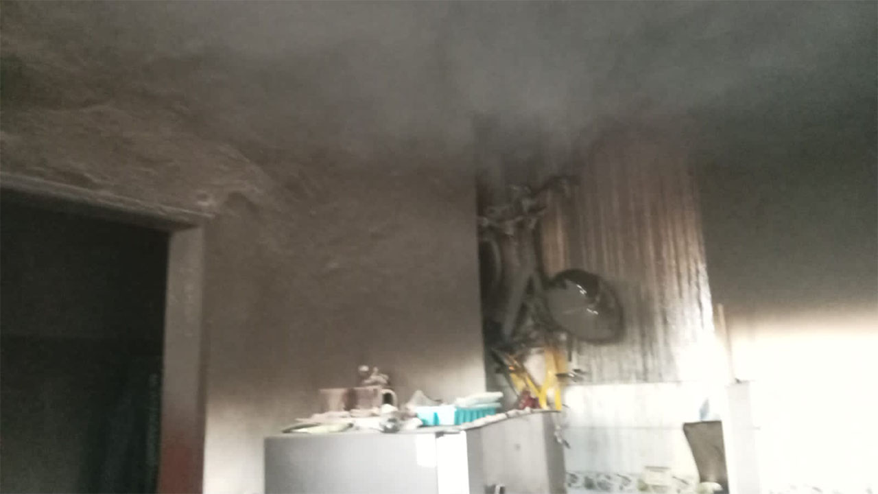 Incendio en Girardot, muere una niña. Fotos cortesía Capitán Álvaro Eduardo Farfán Vargas