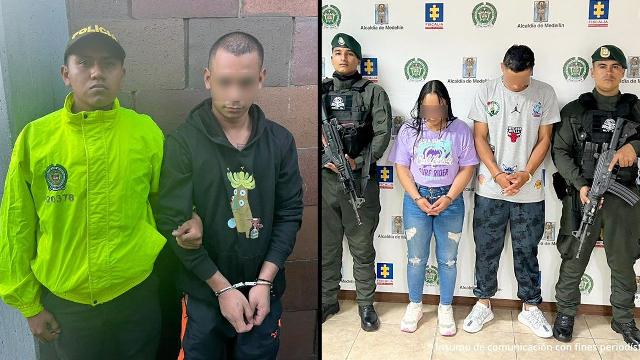 VIDEO: A la cárcel tres presuntos responsables de homicidio de 2 policías en Bello