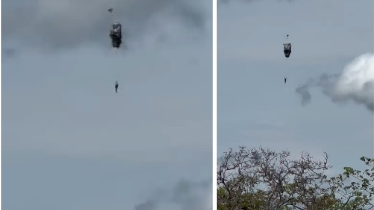 Accidente en curso de paracaidismo en la base militar de Tolemaida