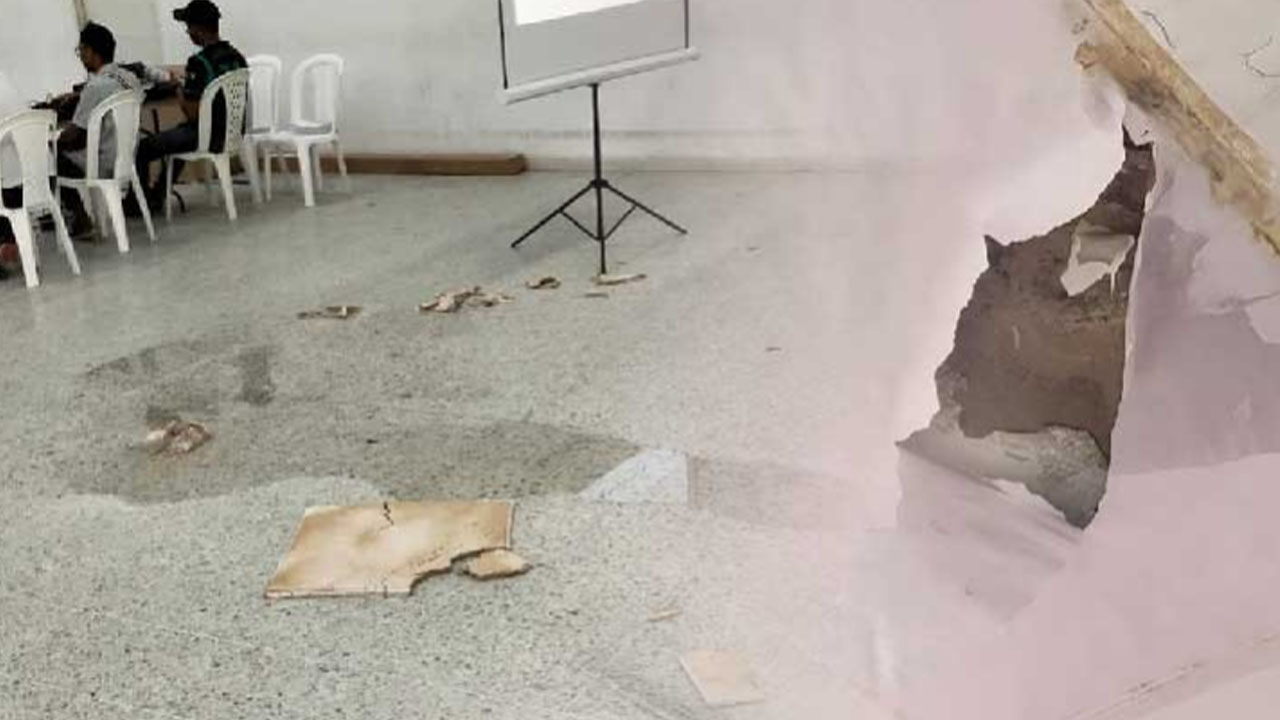 ¡'Se está cayendo'! Alerta por malas condiciones del lugar donde se realizarán los escrutinios en Riohacha