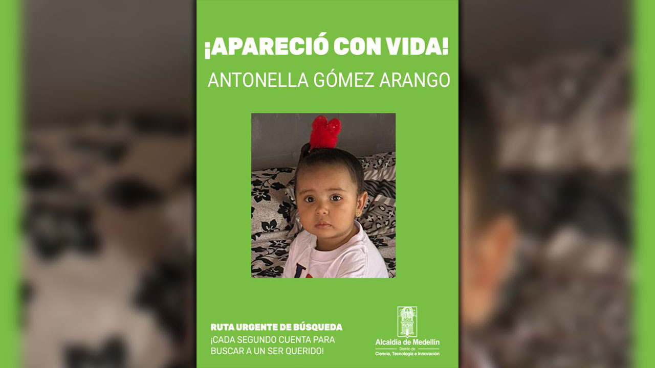 ¡Apareció! Antonella Gómez Arango ya se encuentra con su familia