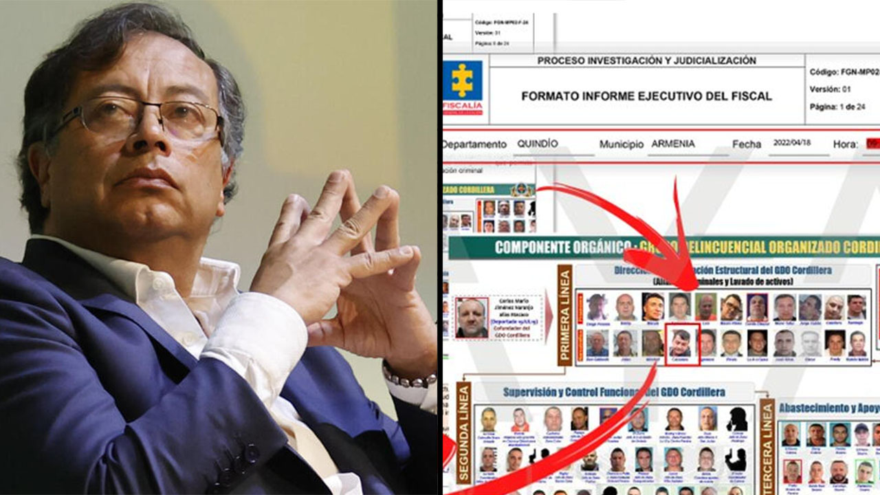 Así reaccionó el presidente Gustavo Petro al informe que revela organigrama vinculado a supuesto atentado en su contra