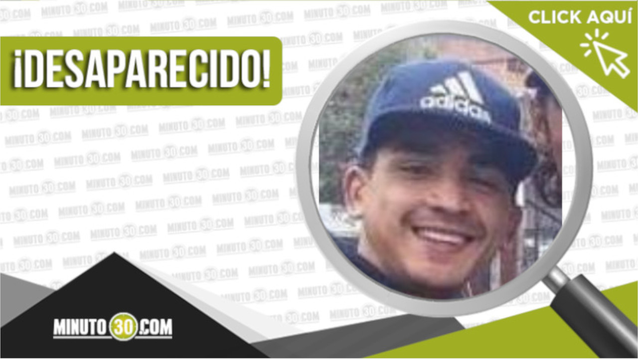 Buscan a Jonathan Tangarife Estrada desde el 29 de octubre