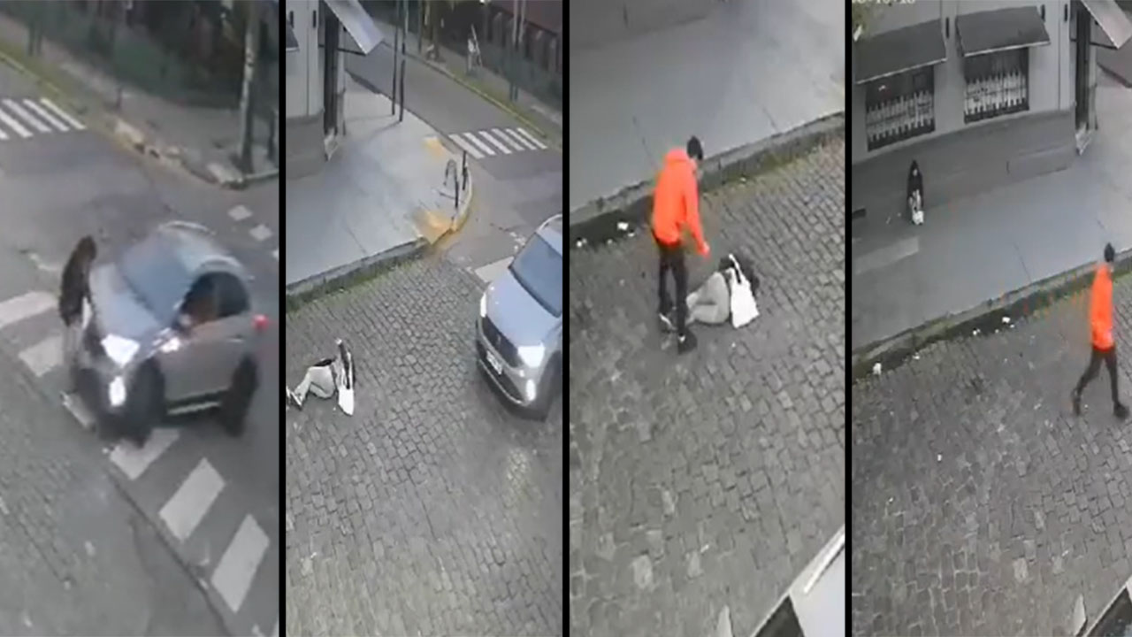 VIDEO. Conductor atropelló con su carro a una mujer, paró para levantarla de la mitad de la calle y luego huye
