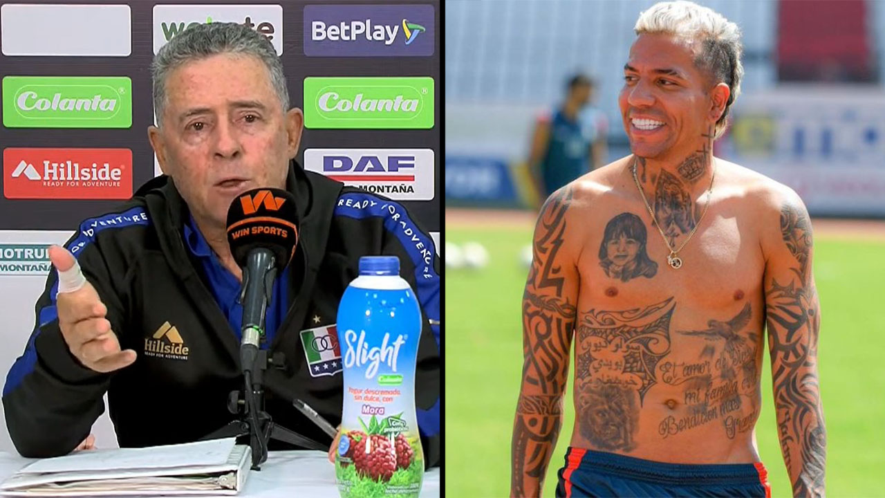 Dayro Moreno 'aquí no manda' dijo el entrenador