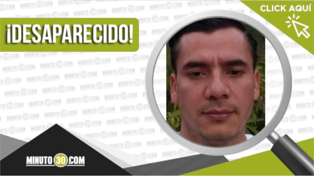 Desde el 7 de mayo está desaparecido Robinson Duque Jiménez