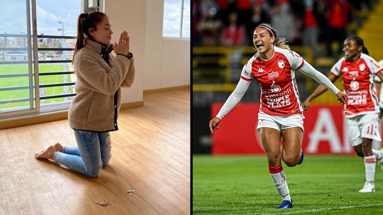 Diana Celis, ex de 'Epa Colombia', máxima goleadora del Santa Fe
