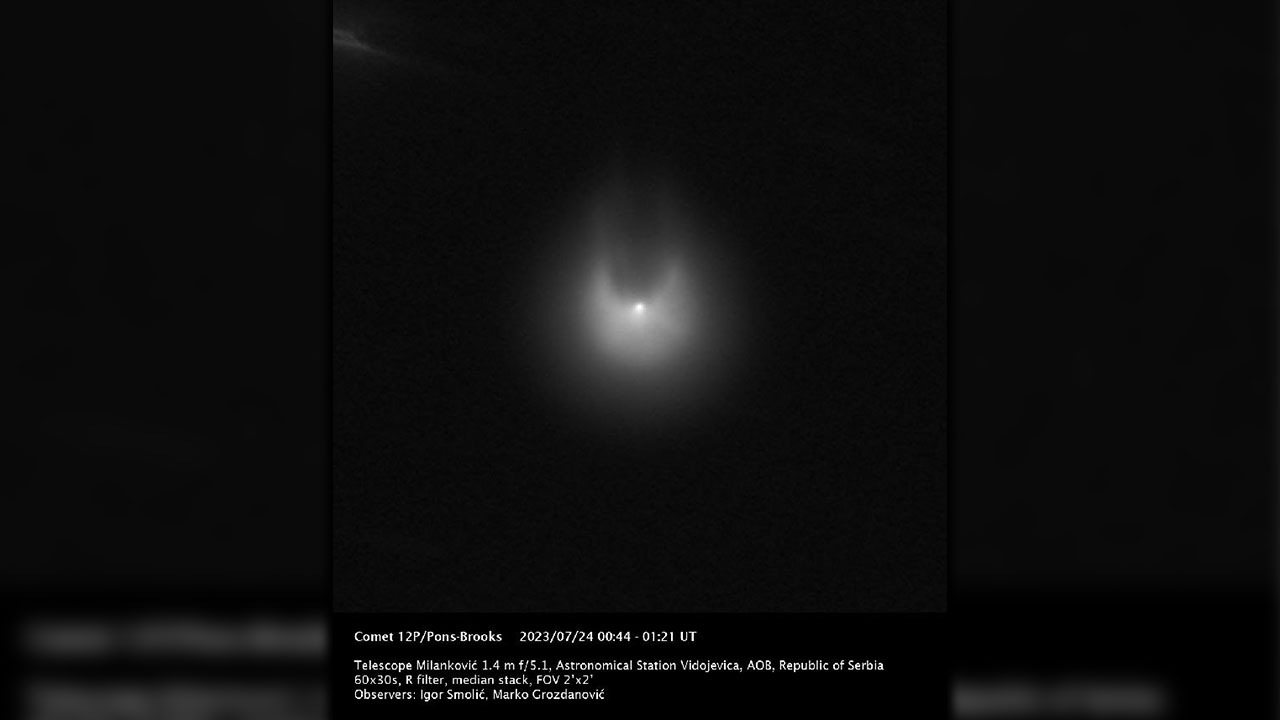Cometa Diablo explotó y pasará cerca a la Tierra