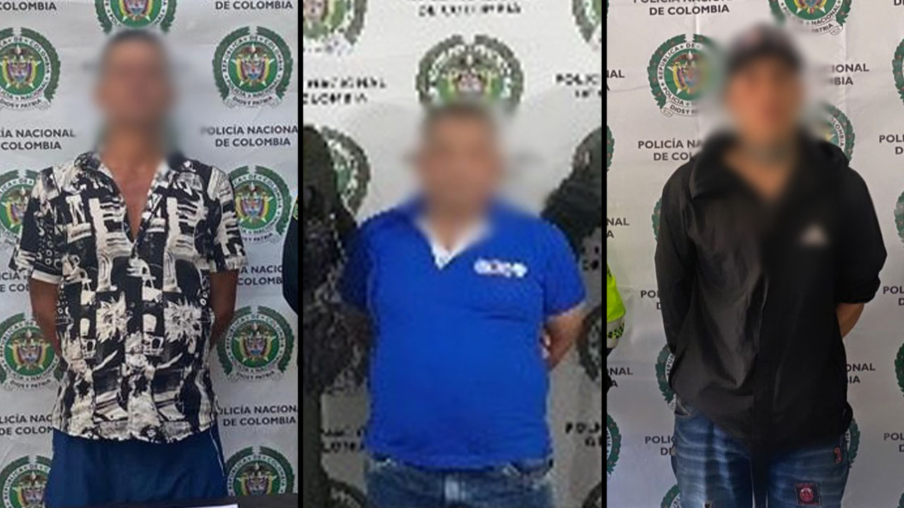 En Rionegro, Alejandría y Ciudad Bolívar: cayeron estos tres sujetos buscados por la ley