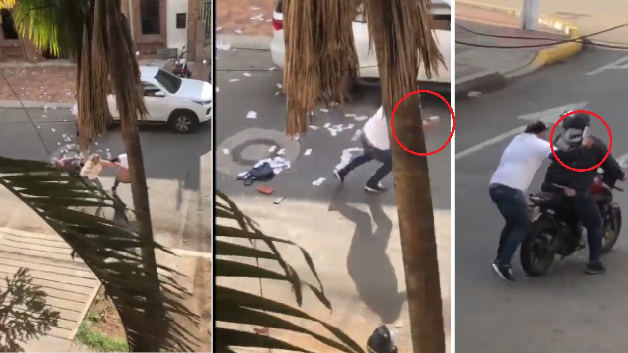 Fallido fleteo: al ladrón se le volaron $37 millones