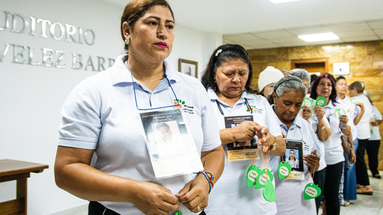 JEP pide perdón en Medellín por los desaparecidos de la Comuna 13