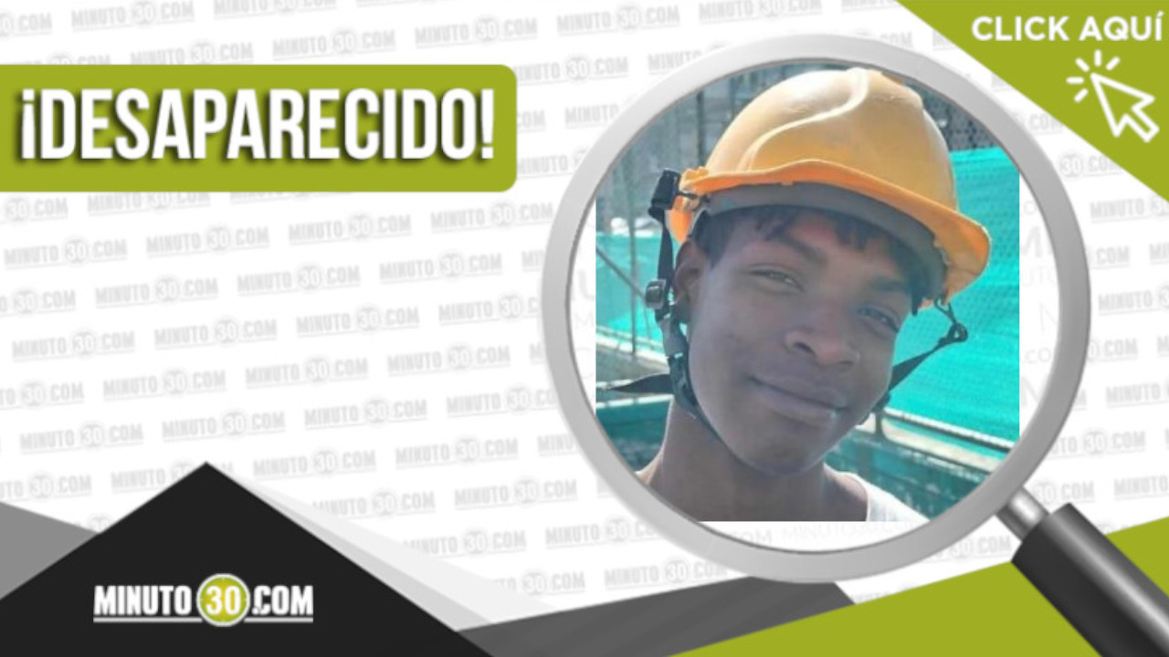 Javier Mauricio Mena Valoyes está desaparecido