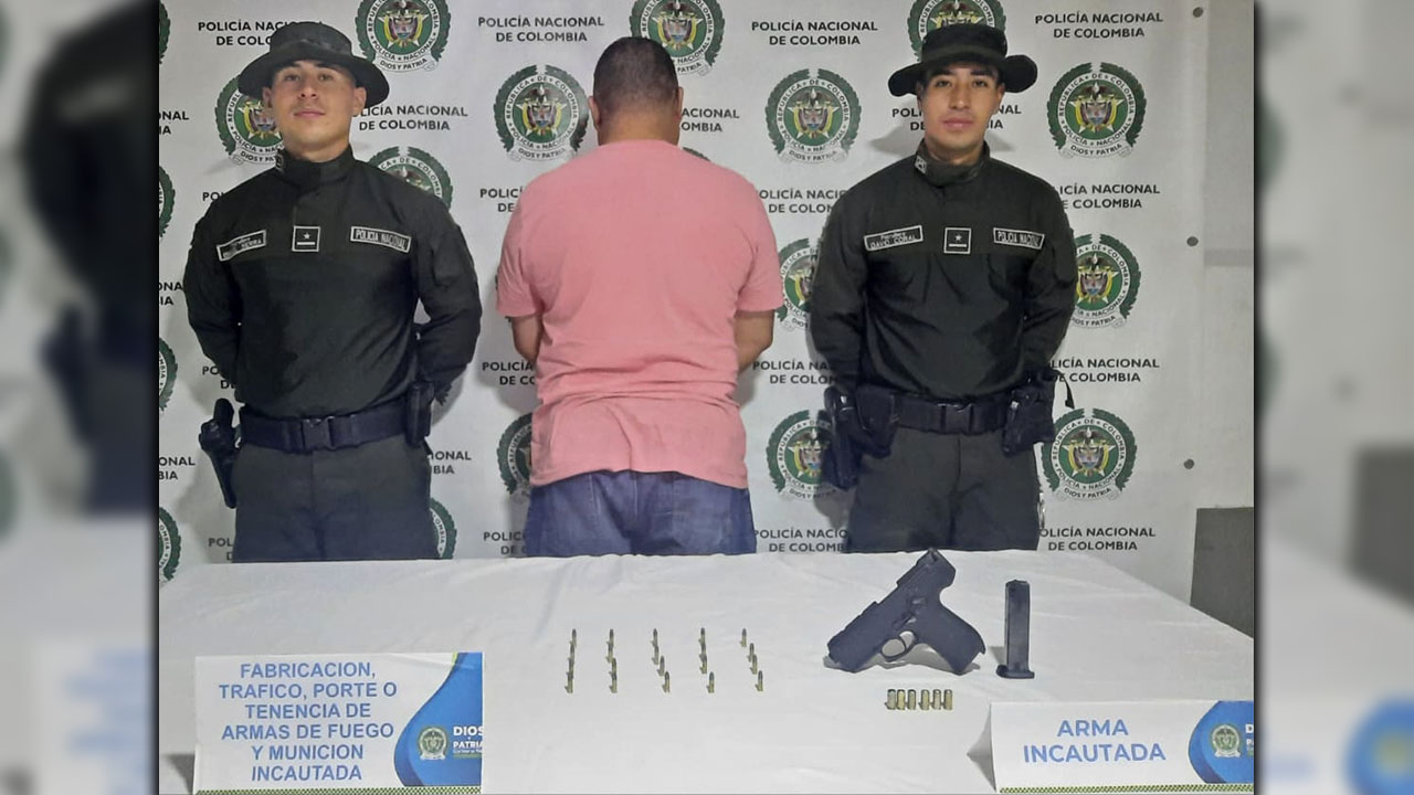 La Policía capturó e incautó elementos ilegales Antioquia