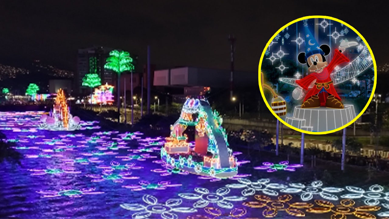 La magia de Disney sera protagonista en los Alumbrados Navidenos de Medellin este 2023