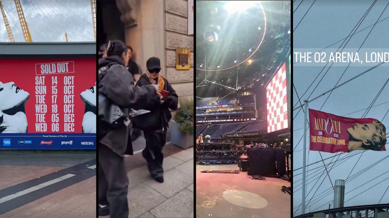 VIDEO: Madonna comienza "Celebration Tour 40 Años" en Londres