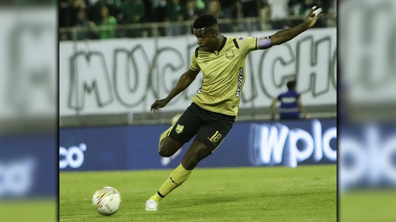 Marco Pérez, goleador de Águilas habló del partido contra el verde