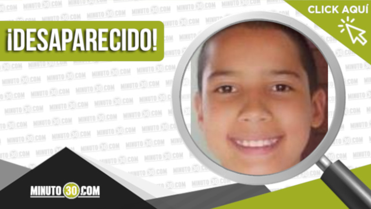 Matías Torres Calle, de 10 años, está desaparecido