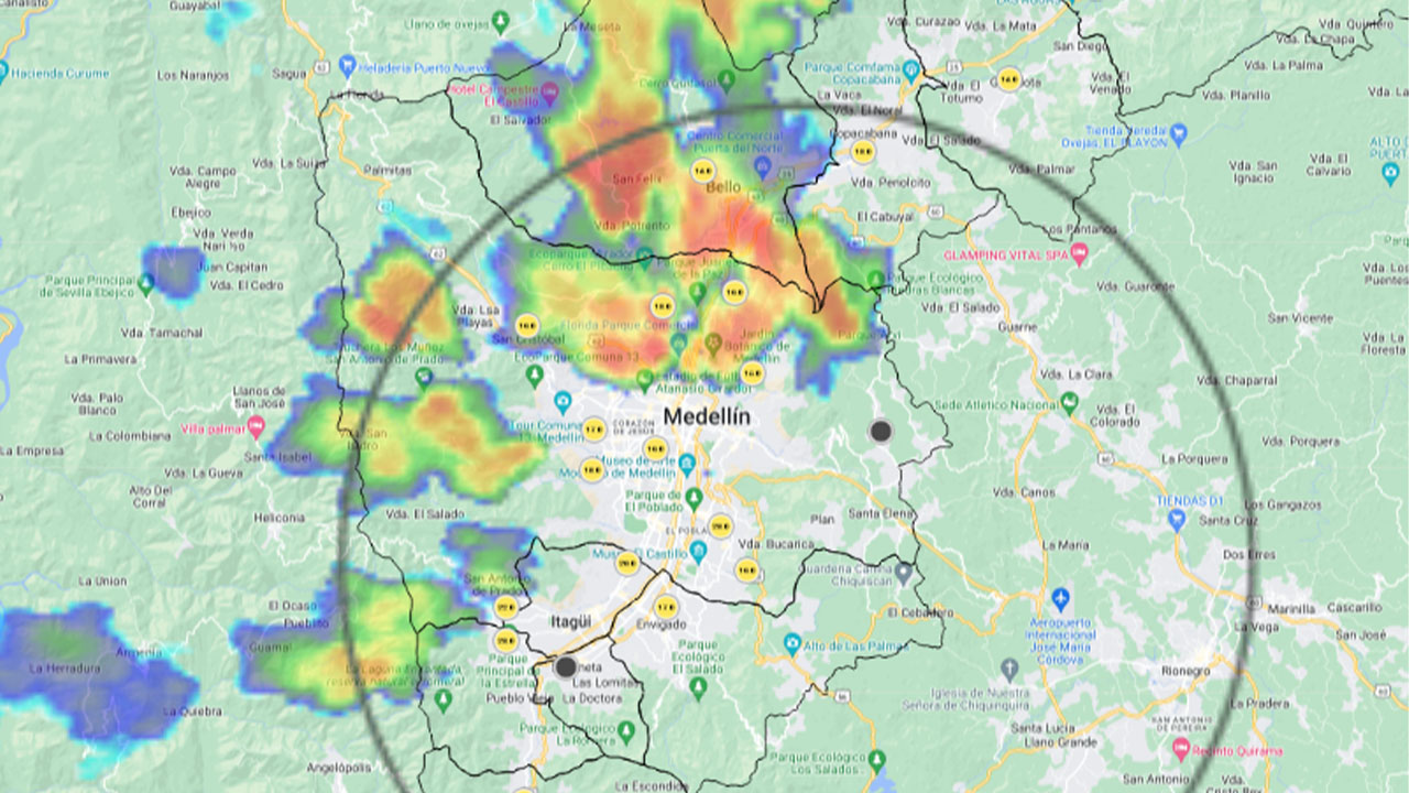 Metrocables están fuera de servicio por fuertes lluvias en Medellín
