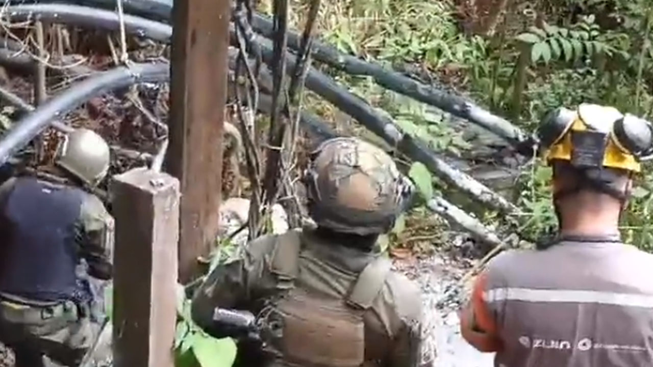 Mineros ilegales abrieron fuego contra policías en mina de Buriticá