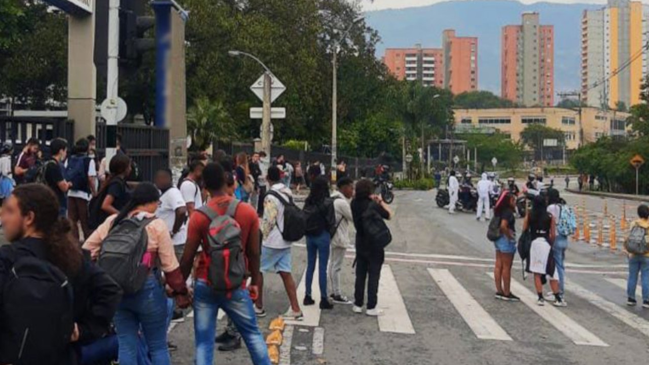 Movilidad recudida a la altura del ITM movilización ciudadana