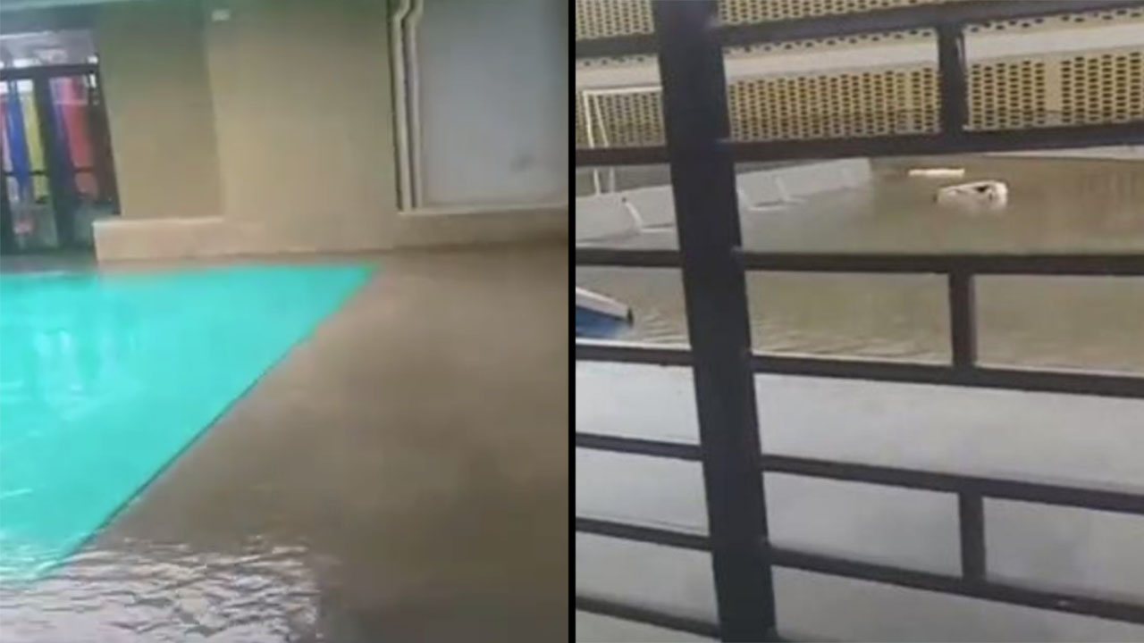 Nuevo colegio que inauguró Shakira se inundó en Barranquilla