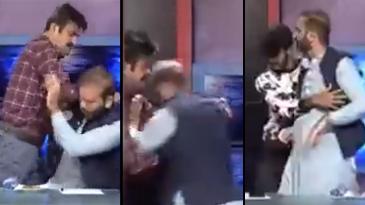 Políticos se fueron a los golpes en pleno debate en vivo