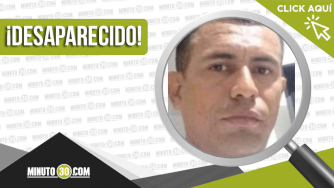 Raúl Enrique Zamora Salcedo, de 42 años, está desaparecido