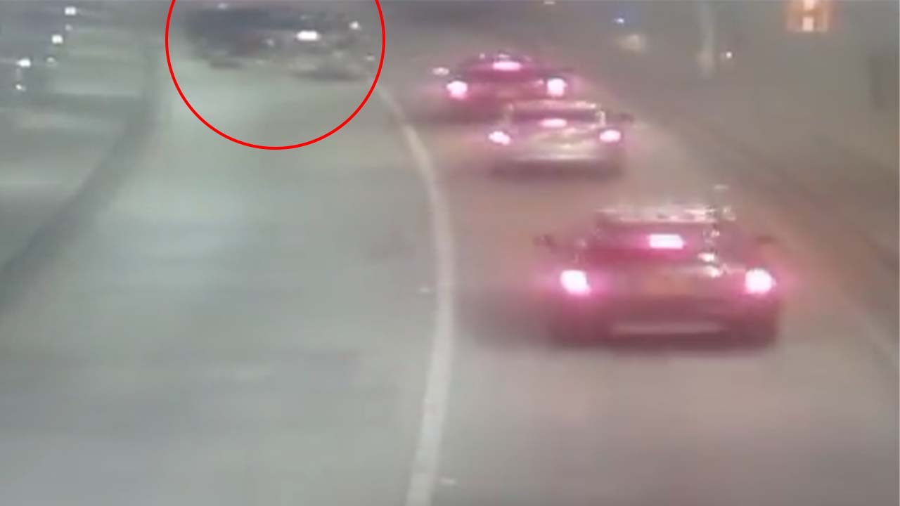 Túnel Renacer: accidente de tránsito involucro por motociclista