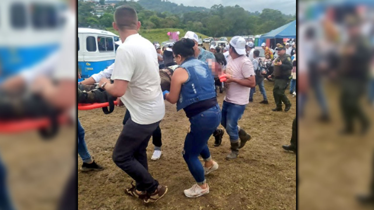 Un muerto y 4 personas heridas tras ser arrolladas por conductor en cierre de campaña en Boyacá