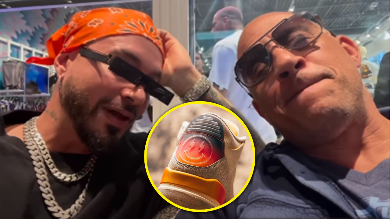 VIDEO: J Balvin le compartió a Vin Diesel "el sueño de sus tenis" ..