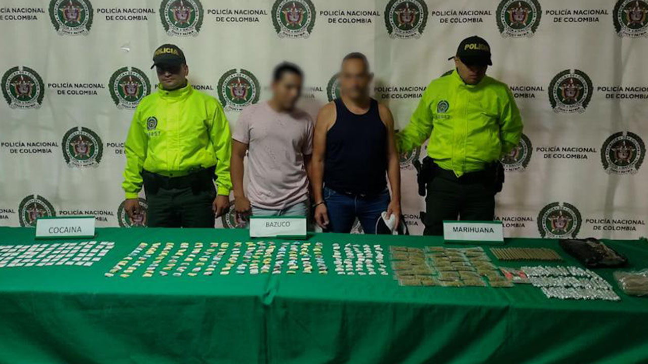 VIDEO. Distribuían el vicio: Capturan a un coordinador y un integrante de grupo delincuencial en Itagüí