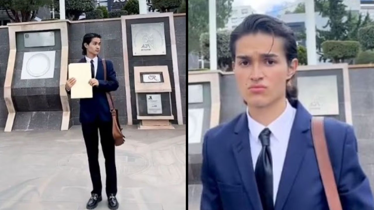 'Vestido y alborotado' Familia de un muchacho no asistió a la gradación , no creerás la razón