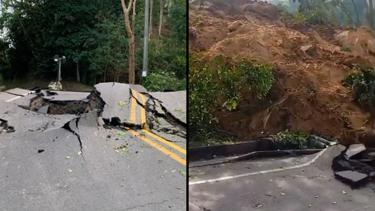 Vía Bucaramanga-Barrancabermeja: familias se negaron a evacuar