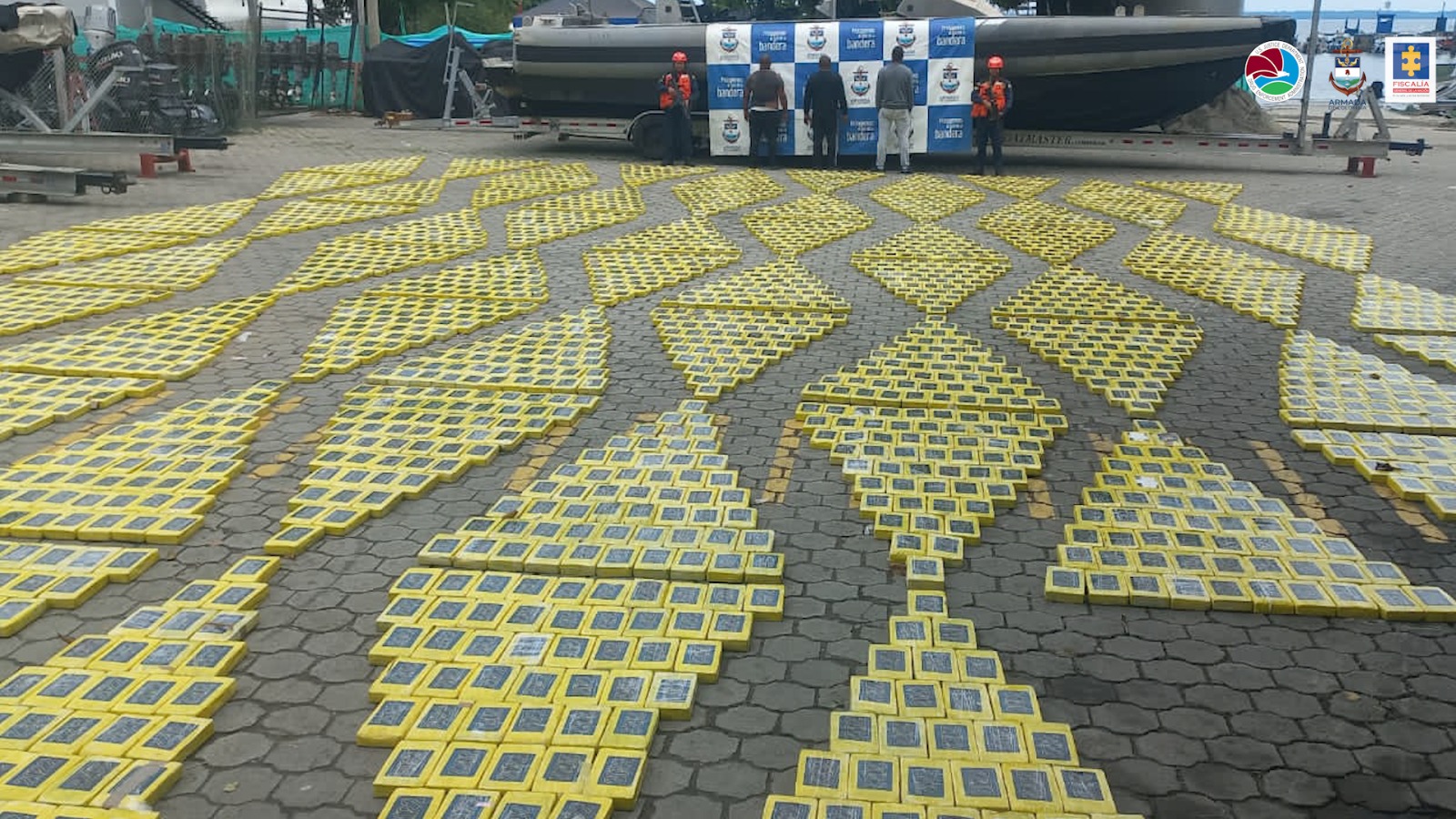 A la cárcel siete hombre que transportaban 6.5 toneladas de cocaína en dos semisumergibles