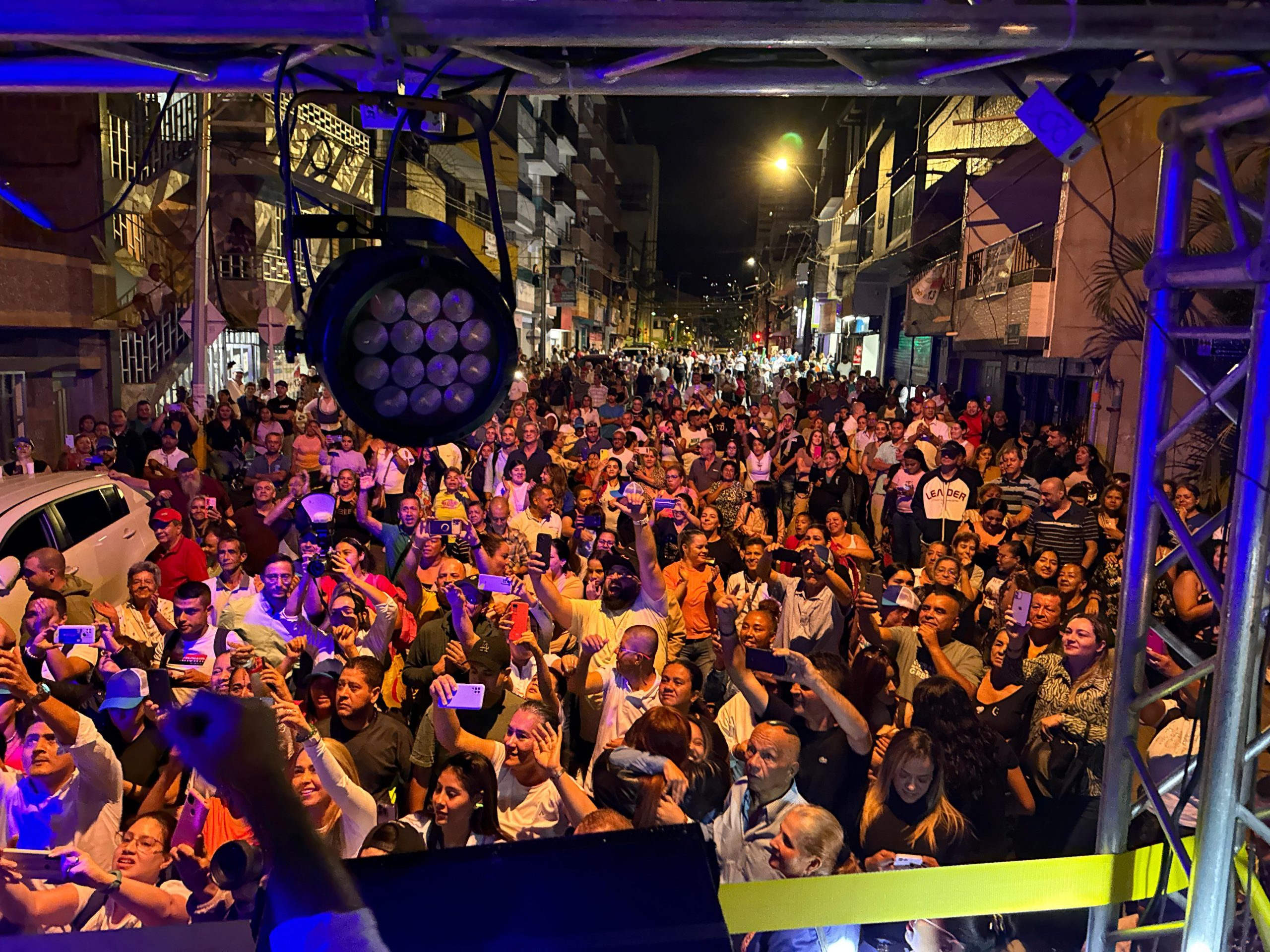 Diego Torres al ser elegido alcalde