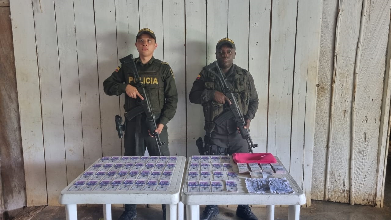 incautan dinero en alto baudo