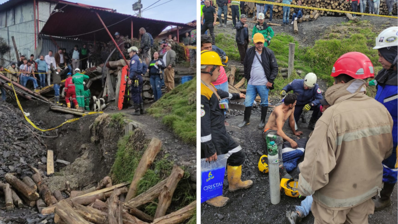 ccidente minero en la vereda Peñas de Boquerón, Sutatausa