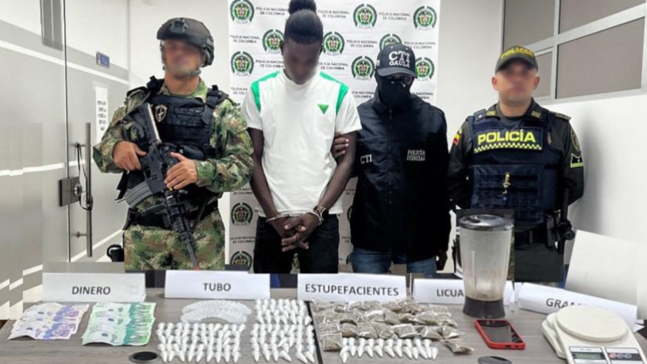 Agarraron a 'Alex' con cocaína y marihuana en el Chocó