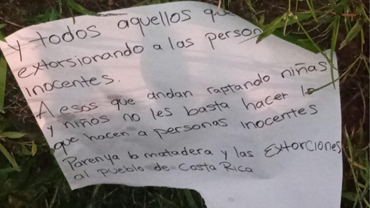 Asesinan a tres colombianos en Costa Rica y dejan duro mensaje