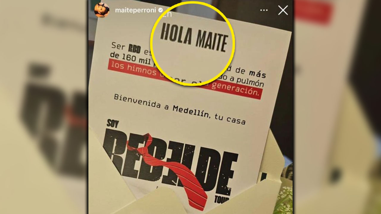 Llegó RBD a Medellín Maité Perroni compartió bienvenida