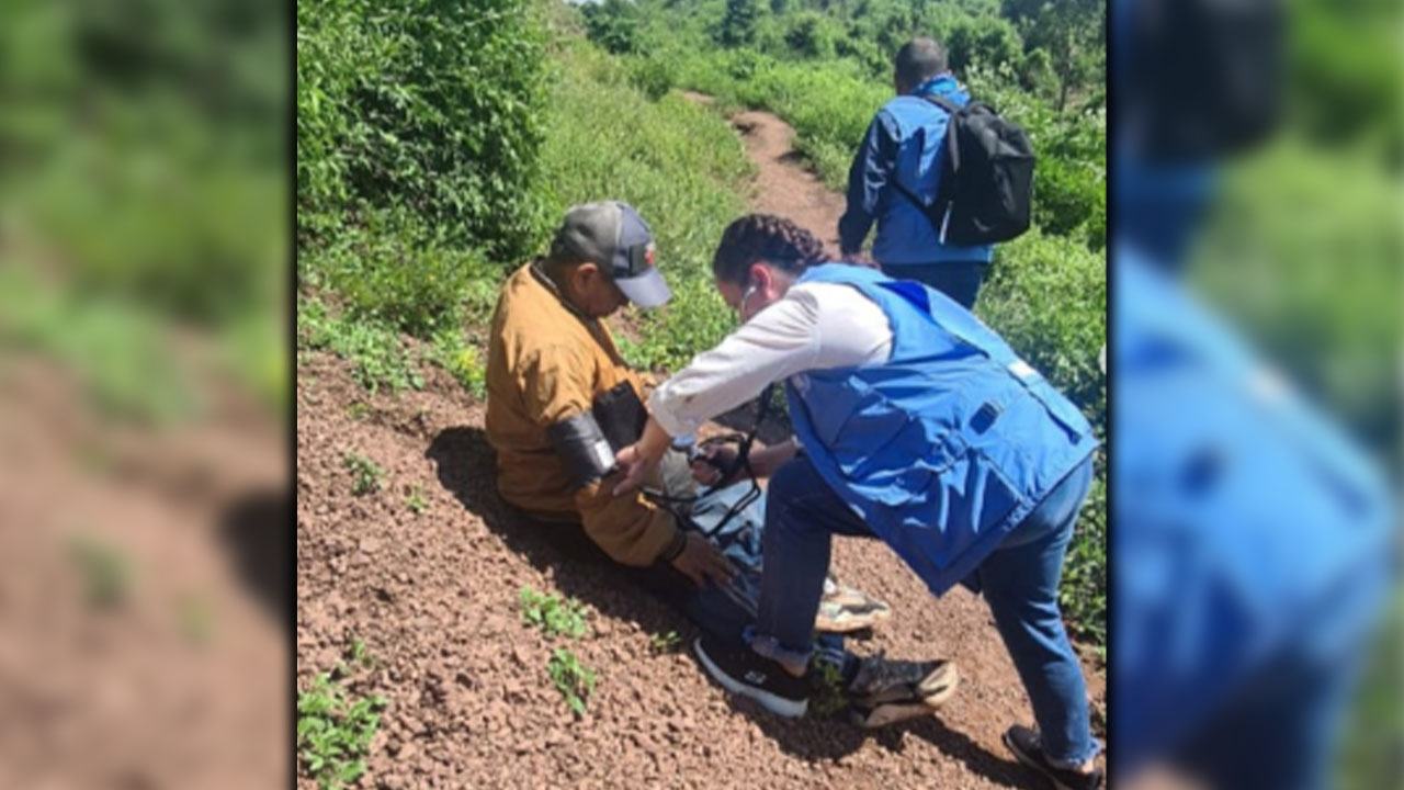 Primeras imágenes de Luis Manuel Díaz en libertad después de doce días secuestrado