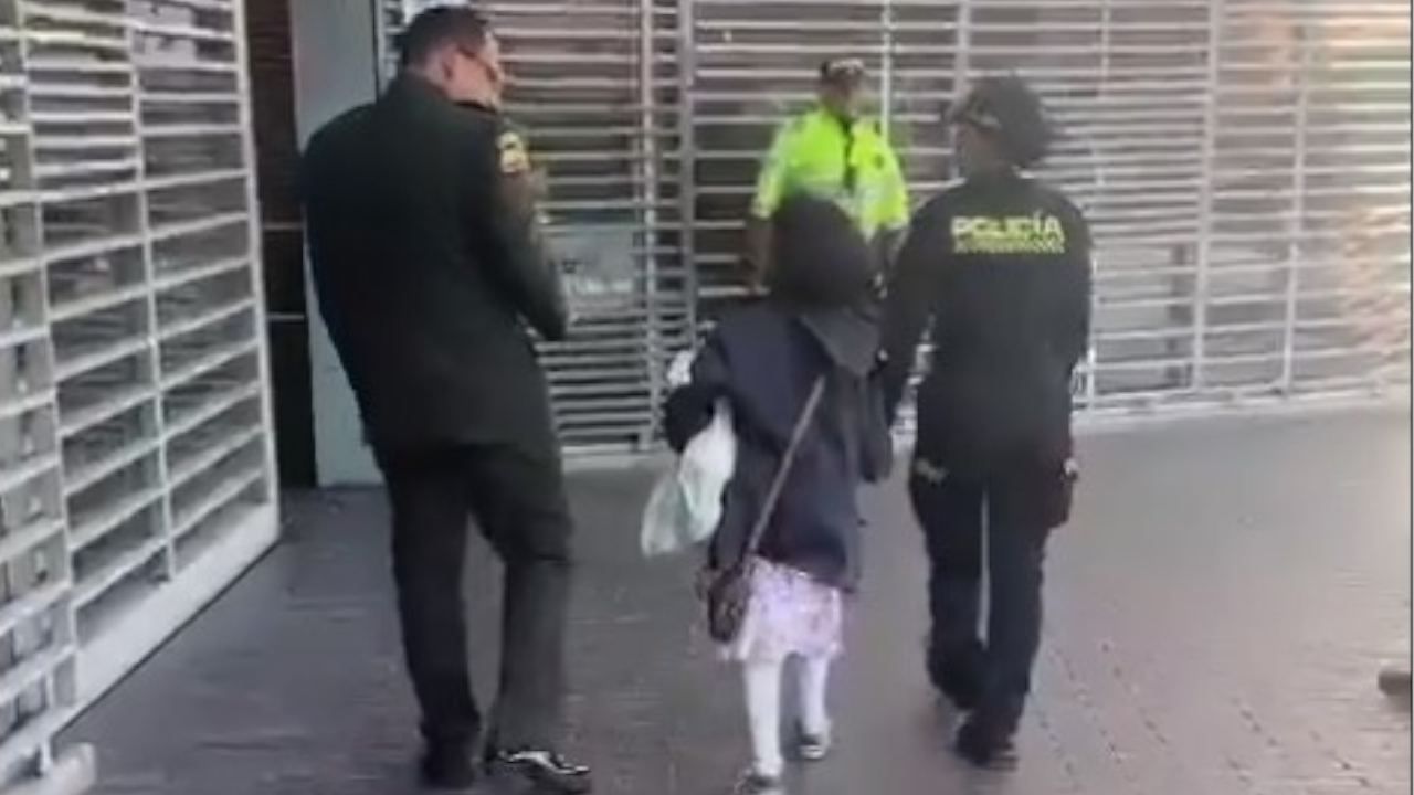 Apareció viva Eva Luna, la niña de 9 años buscada en Bogotá