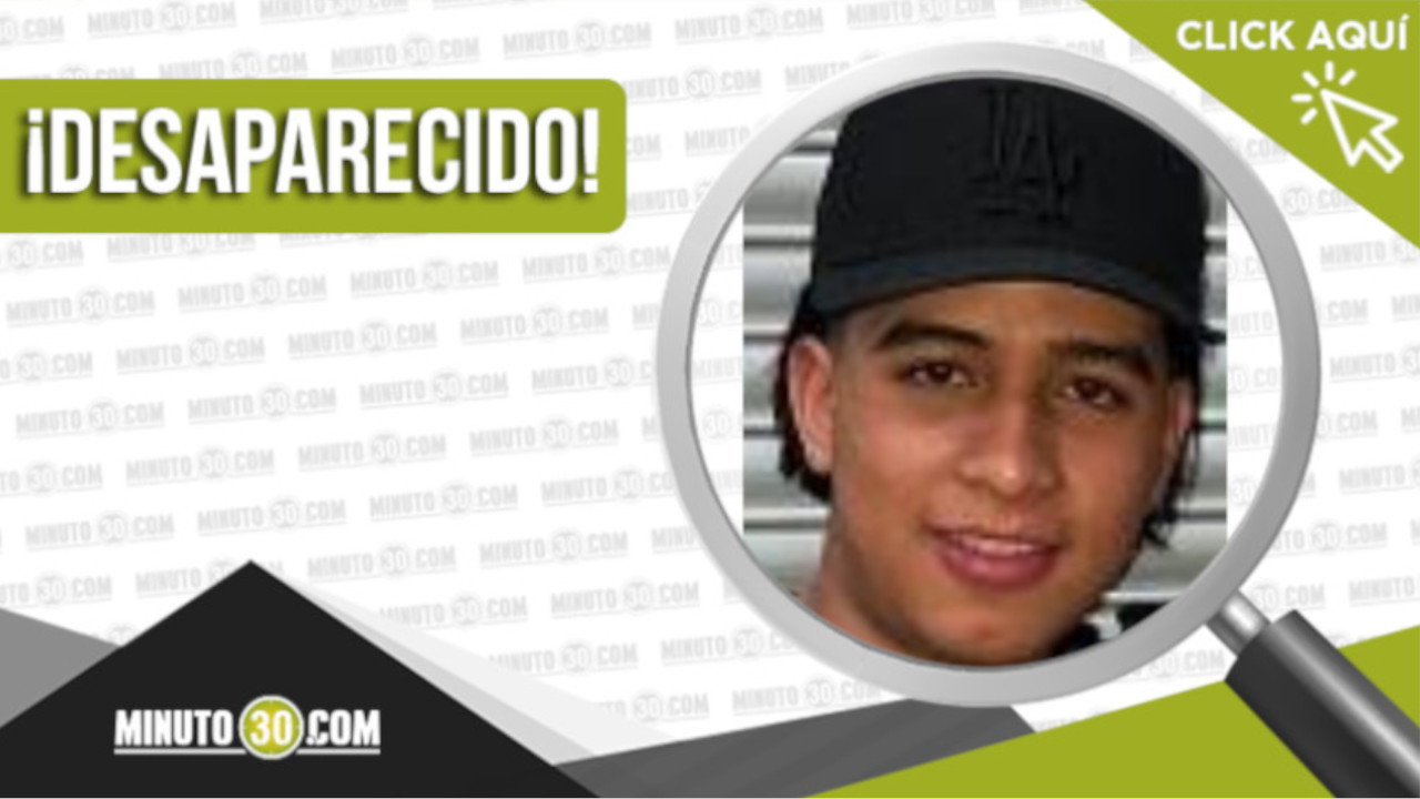 Buscan a Santiago Zapata Cadena, estaba en el barrio Zamora