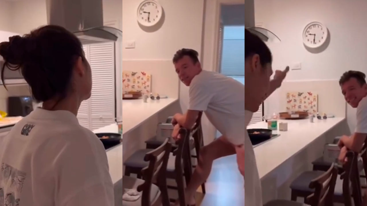 VIDEO: "Cagadita" de Rigo terminó en escena de celos